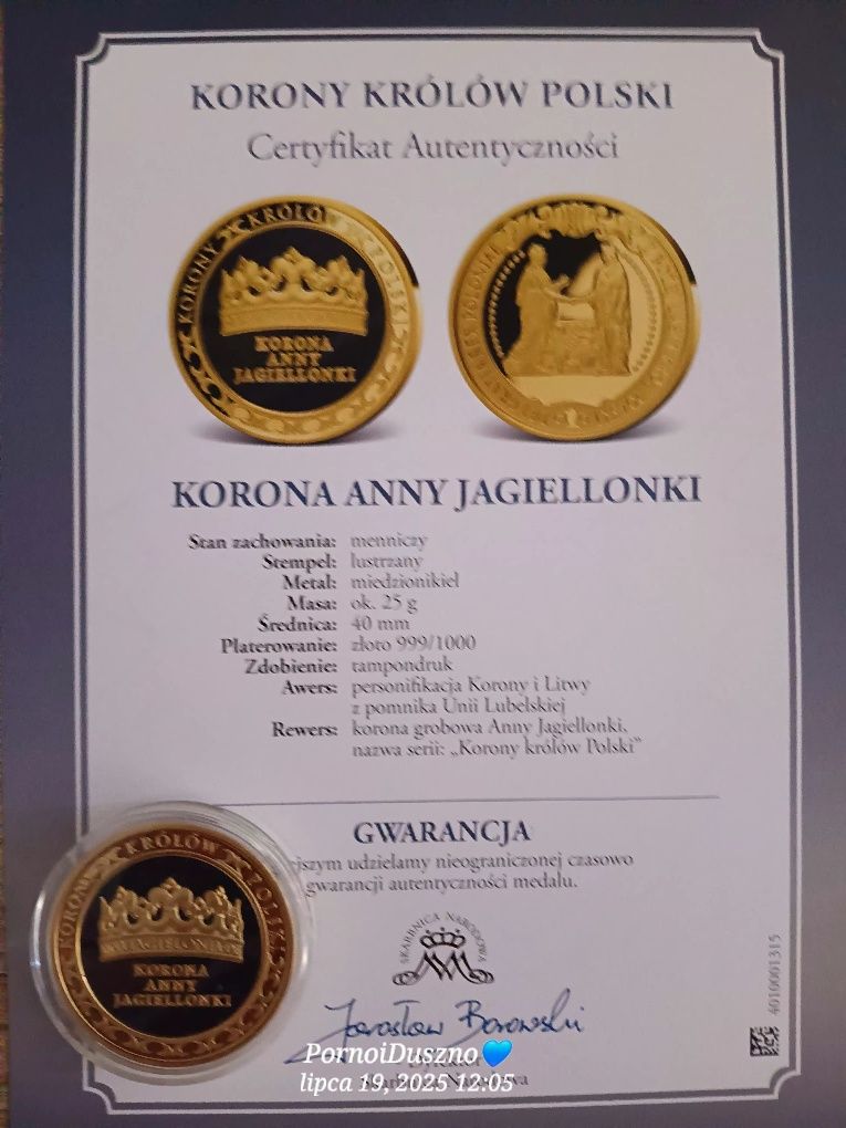 Srebrna dolarówka + Dwa medale