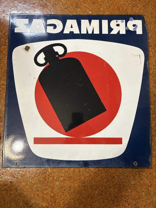 Chapa Esmaltada Dupla Face Primagaz