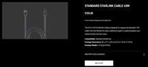Standard Starlink Cable 45m - Cabo Starlink Standard 45m