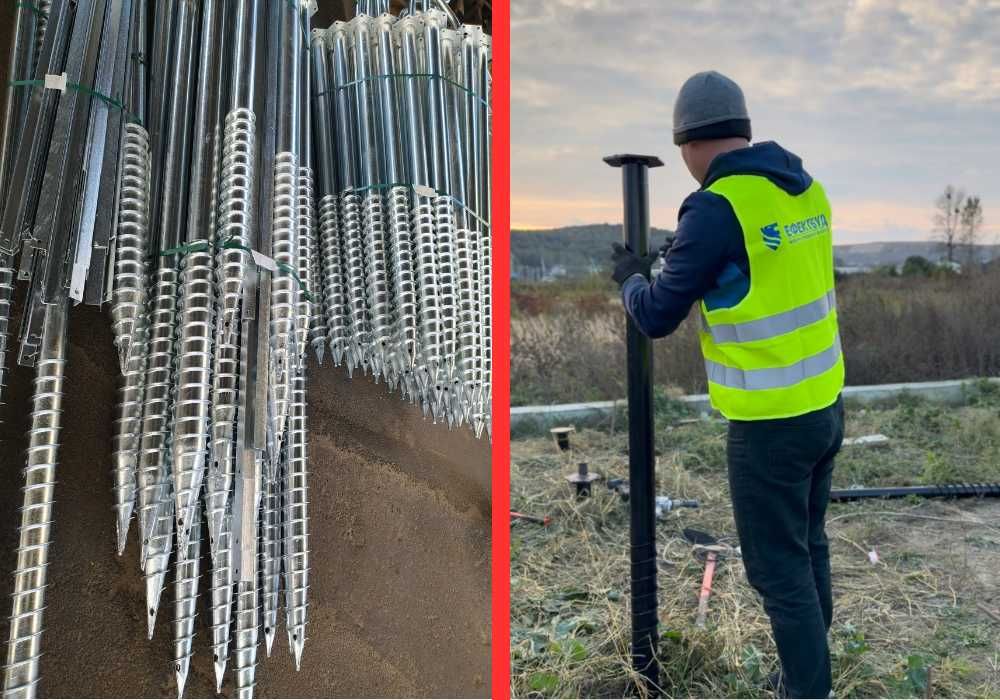 Геопалі винт сваи - геошурупи • купити сваи для фундамента