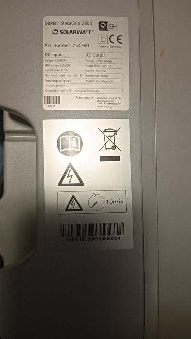 Falownik stan nie znany