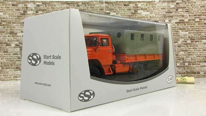 Урал 375Д борт-тент оранжевый - SSM(Start Scale Models)
