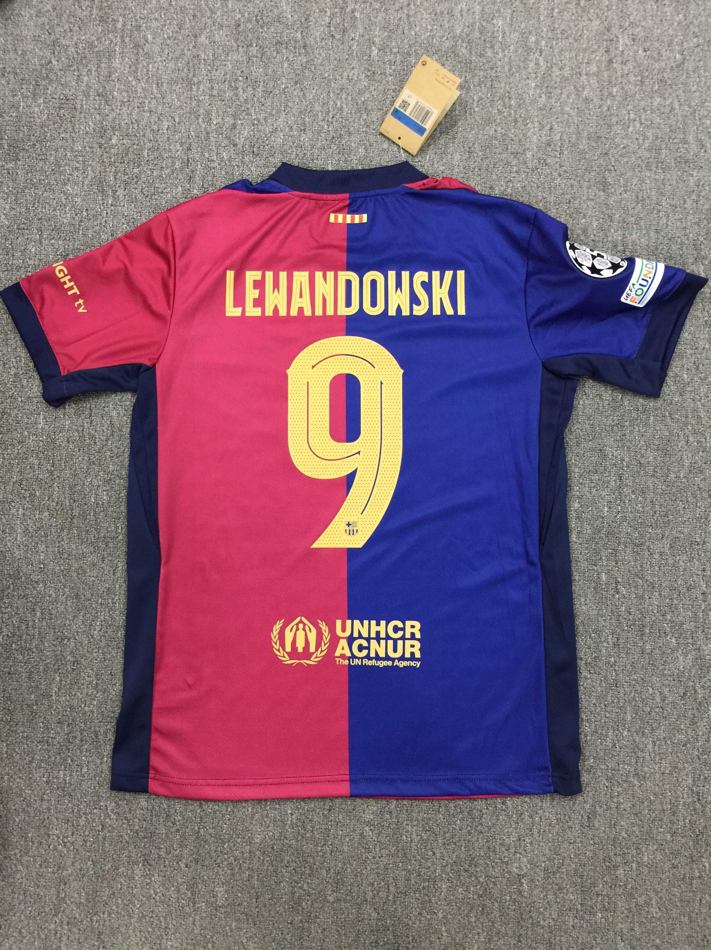 OfertaKoszulkadomowa Barcelona 2024-25 #9 Lewandowski S-3XL