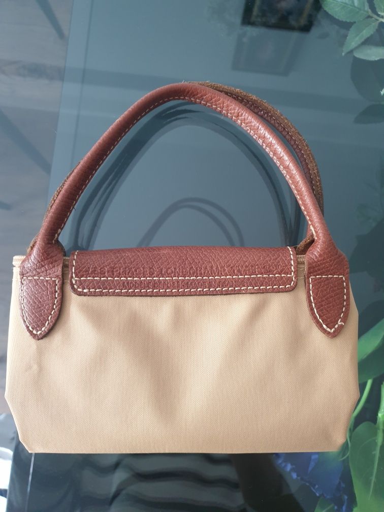 Longchamp beżowa torebka rozmiar S