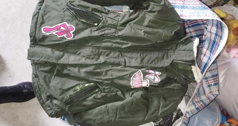 Парка для дівчинки зимова