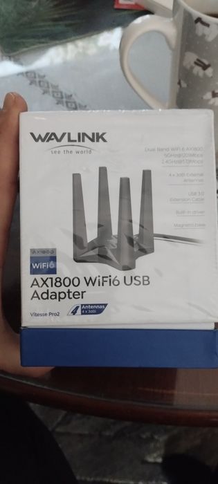 WAVLINK Ruter WiFi USB 3.0, bezprzewodowy adapter sieciowy