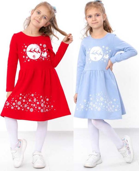 Плаття Сніжинка багато різних моделей 98-134см НОВІ