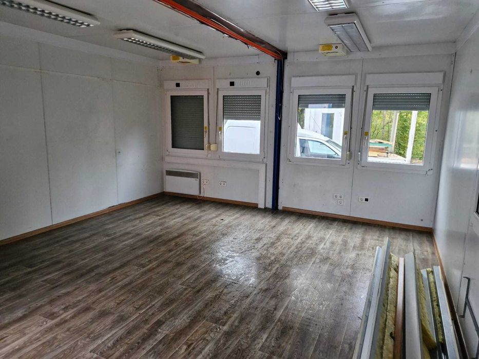 Kontener DUO mieszkalny / usługowy / biurowy / socjalny 6x5 m srebrny