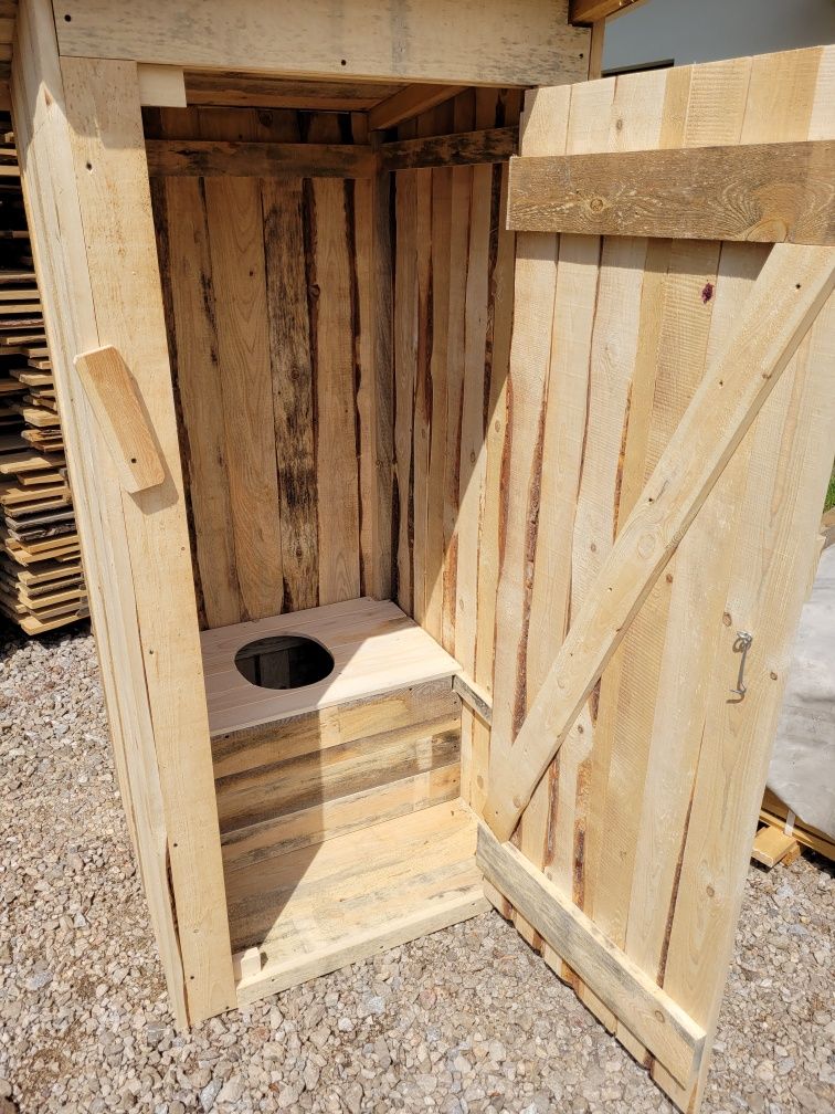 Toaleta drewniana przenośna kibelek wc drewniane  wychodek wc sławojka