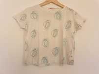 T-shirt com bùzios Cherry Papaia para 8/9 anos