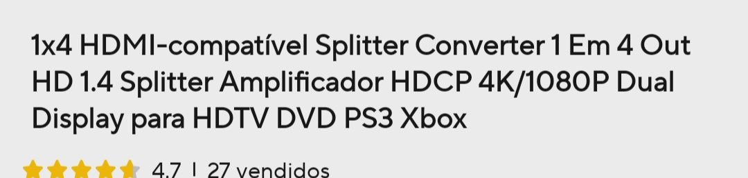 Box hdmi vários monitores