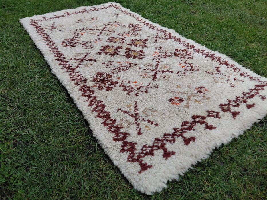 Wełniany dywan chodnik maroko 72cm x 140cm