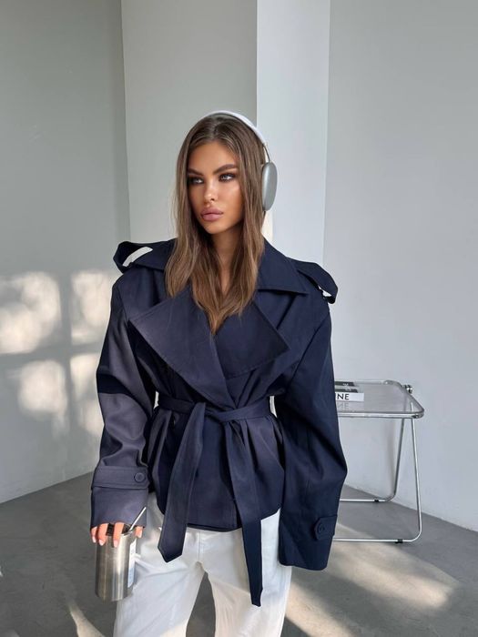 Тренч зара zara укороченный короткий бежевый косуха кожанка куртка