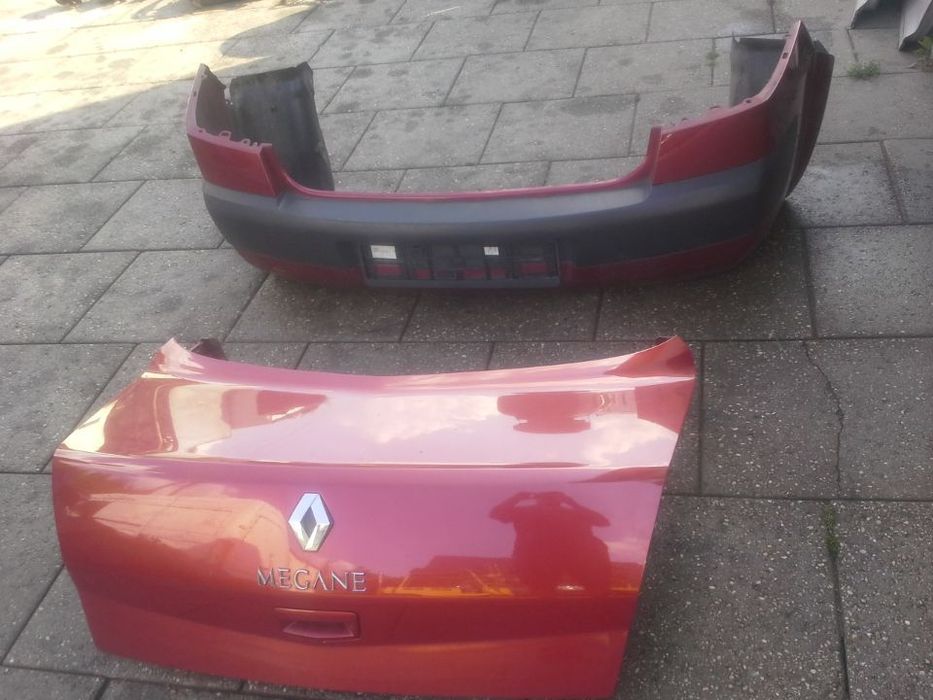 Renault Megane II sedan klapa bagażnika drzwi maska zderzak kod lakieru TEB76