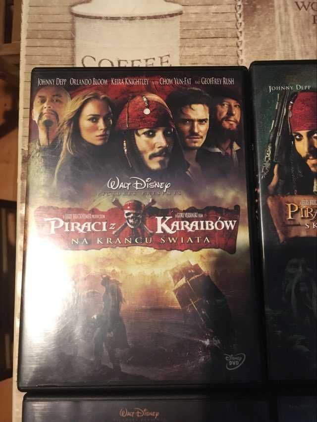 Piraci z Karaibów kolekcja czterech filmów DVD