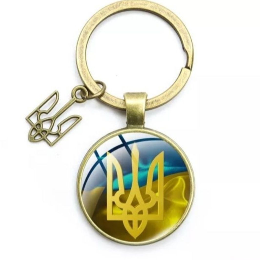 Патріотичний брелок для ключів, України, герб