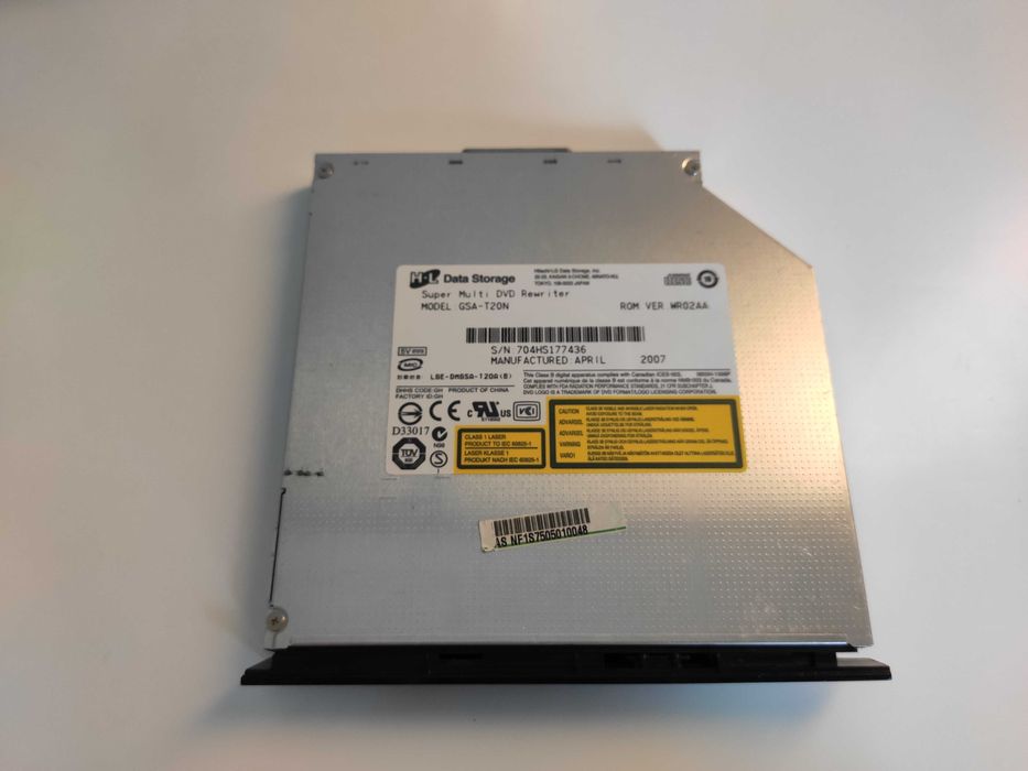 Drive/leitor/gravador de CD/DVD interno para computador portátil