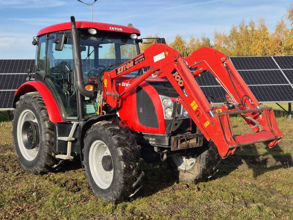 ciągnik rolniczy Zetor Proxima 8441 + ładowacz czołowy