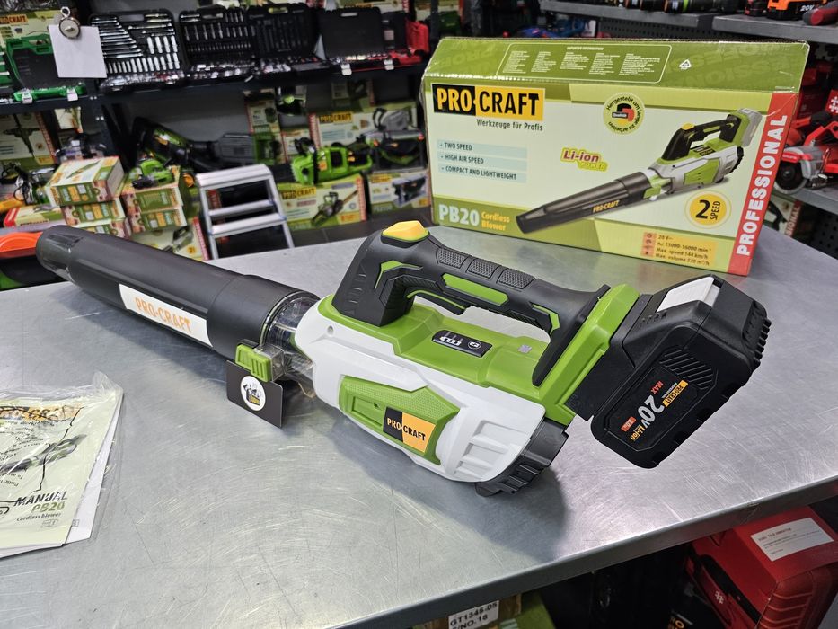 Мощная Аккумуляторная воздуходувка Procraft PB20 Гарантия 36мес