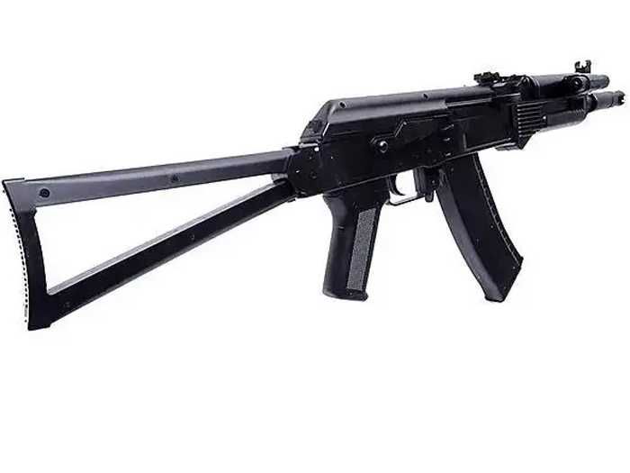 Дитячий автомат Калашнікова АКС-74У/АК-105 + ліхтарик + лазер CYMA