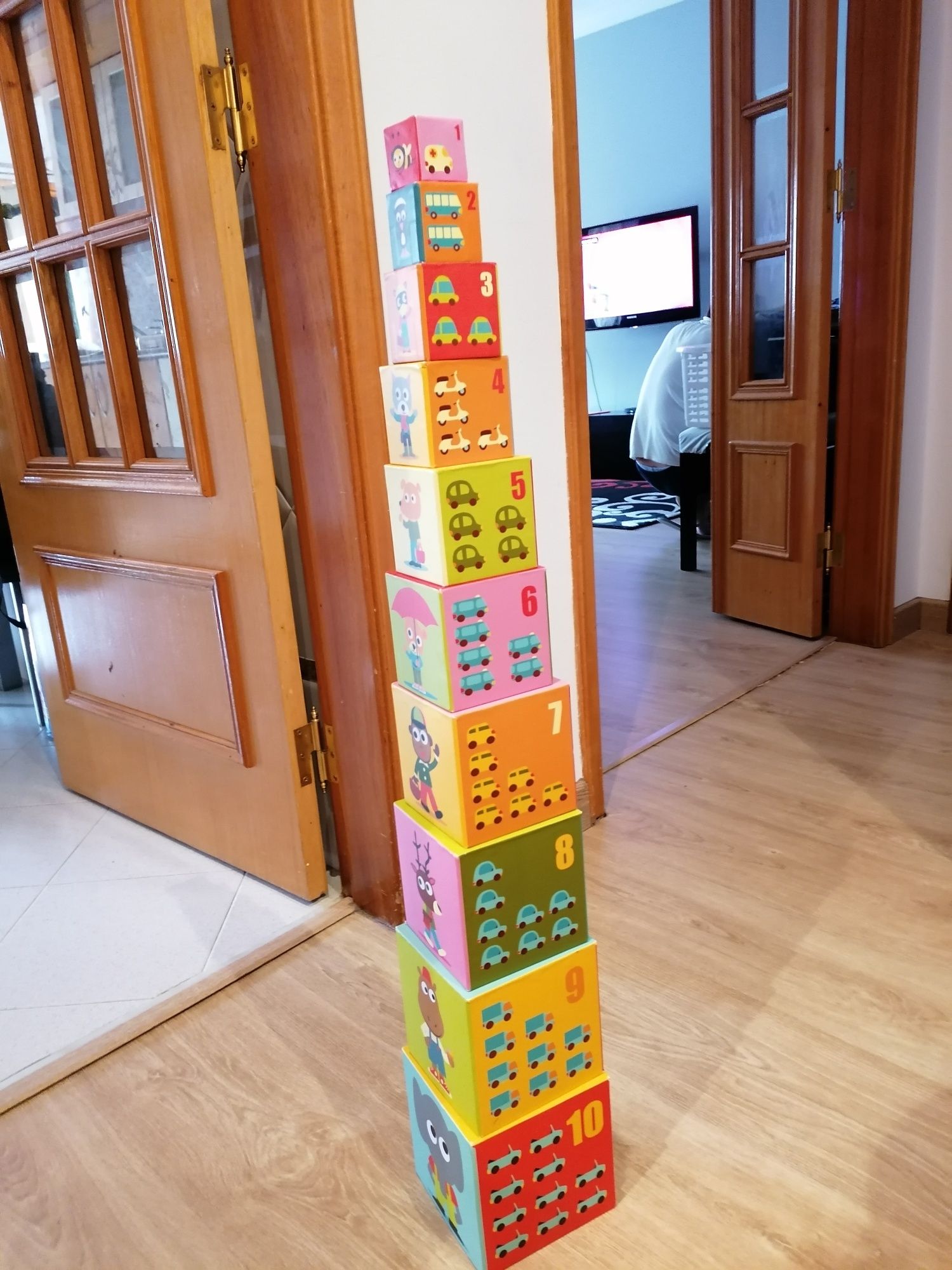 Cubos empilháveis