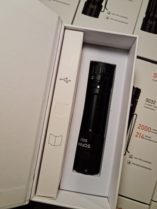 Ліхтар Sofirn SС32, фонарь карманный с АКБ в комплекте