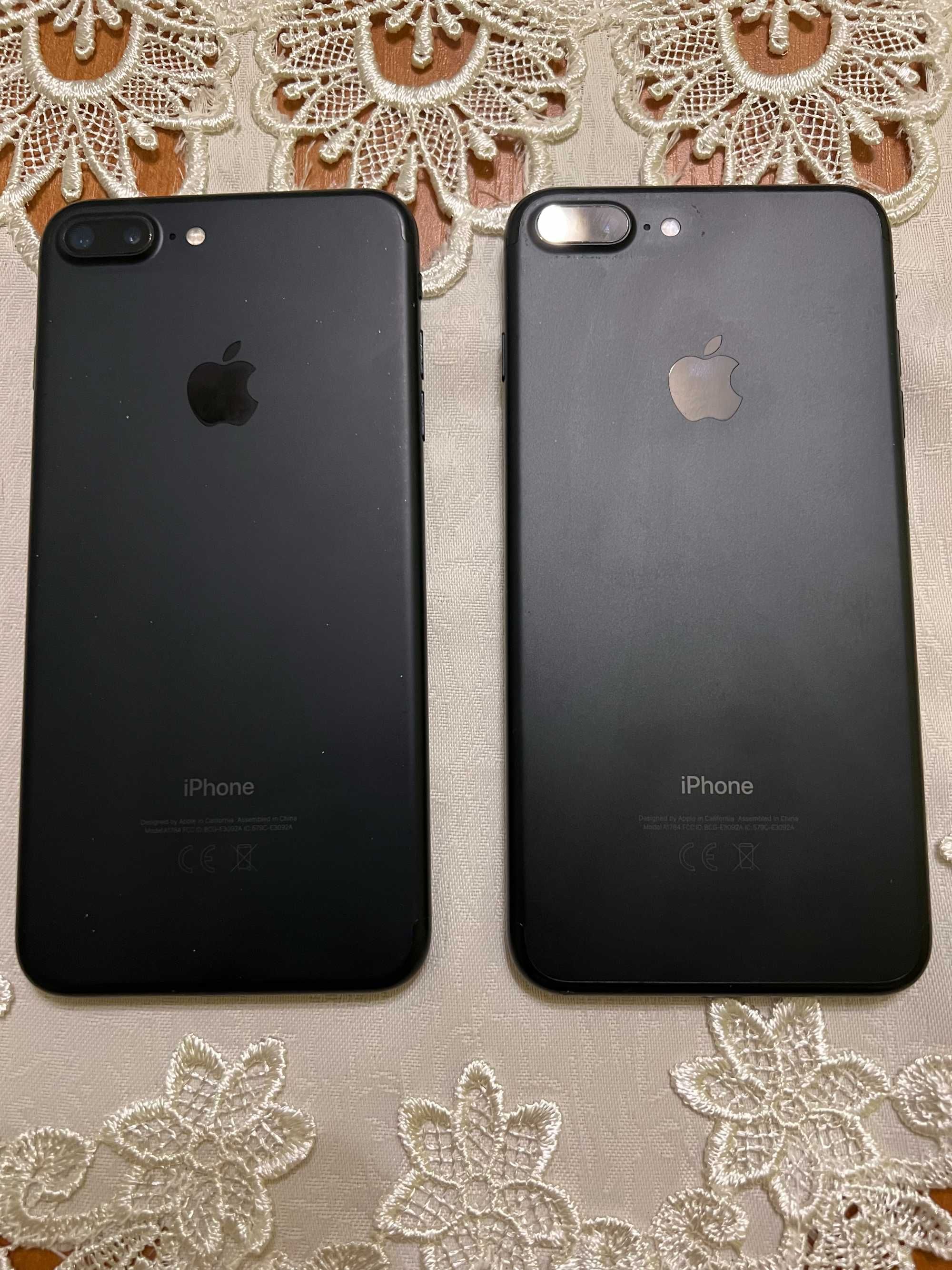 2xIphone 7 plus 128 GB black