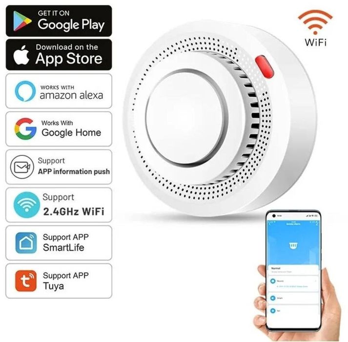 Розумний WiFi датчик диму