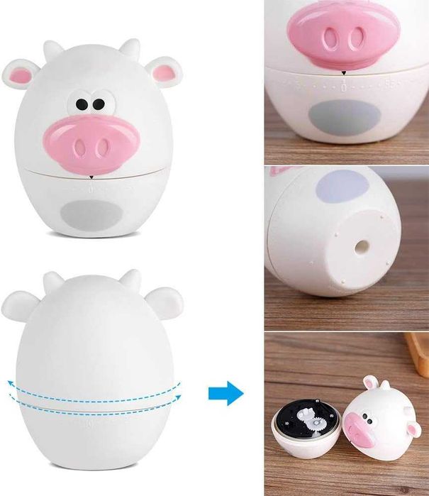 Zegar timer minutnik kuchenny mechaniczny 55 minut