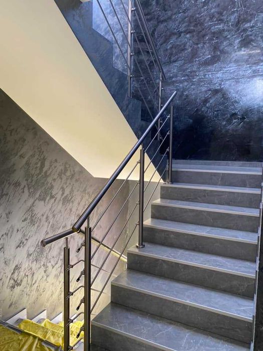 Balustrada szklana ,  stal nierdzewna