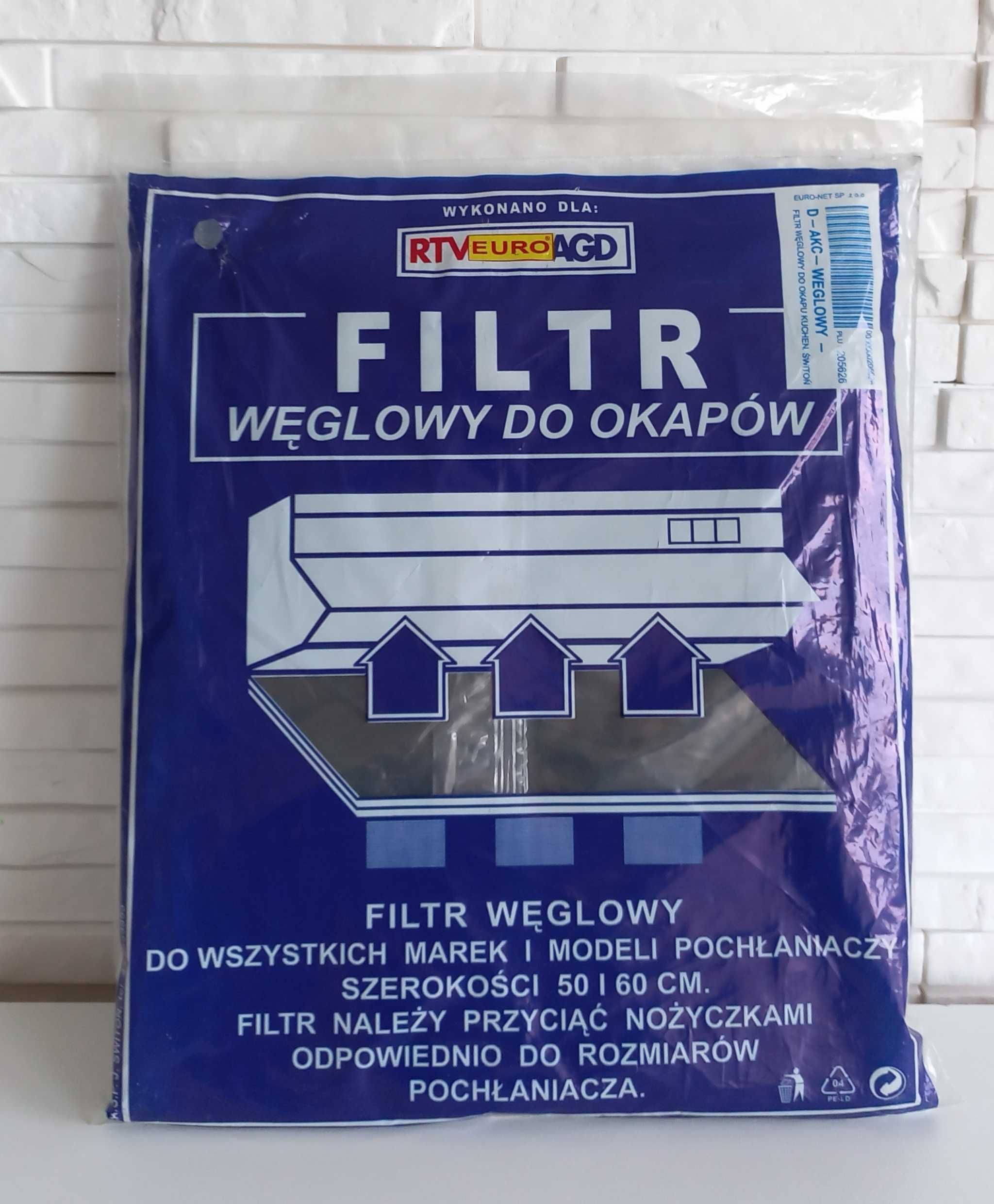 Filtr  uniwersalny węglowy do okapu kuchennego