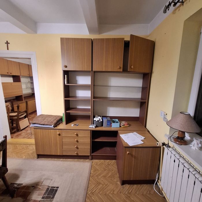 Meblościanka regał witryna szafa