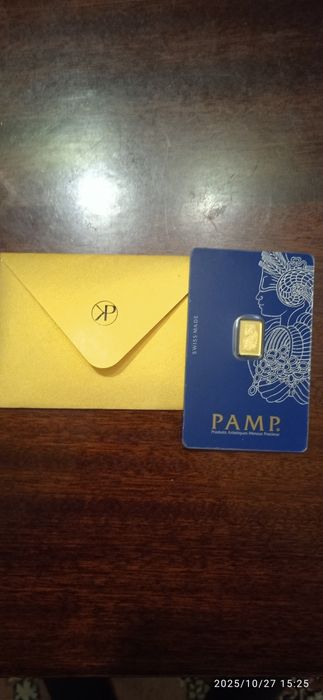 Золото 999.9 пробы.