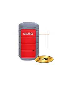 Zbiornik na paliwo paliwa SIBUSO 1500 litrów duża szafa