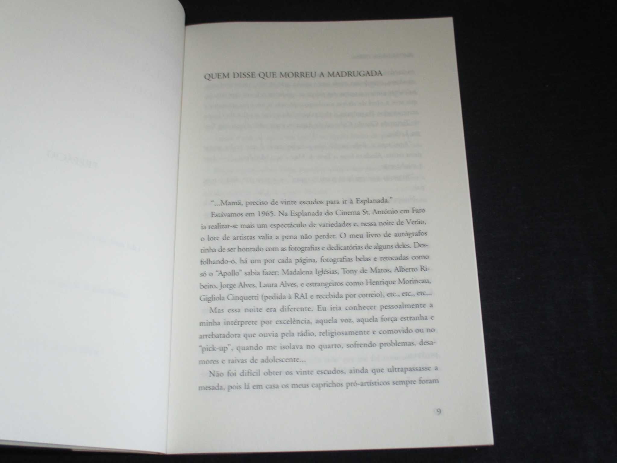 Livro Nunca Ninguém Sabe Simone de Oliveira