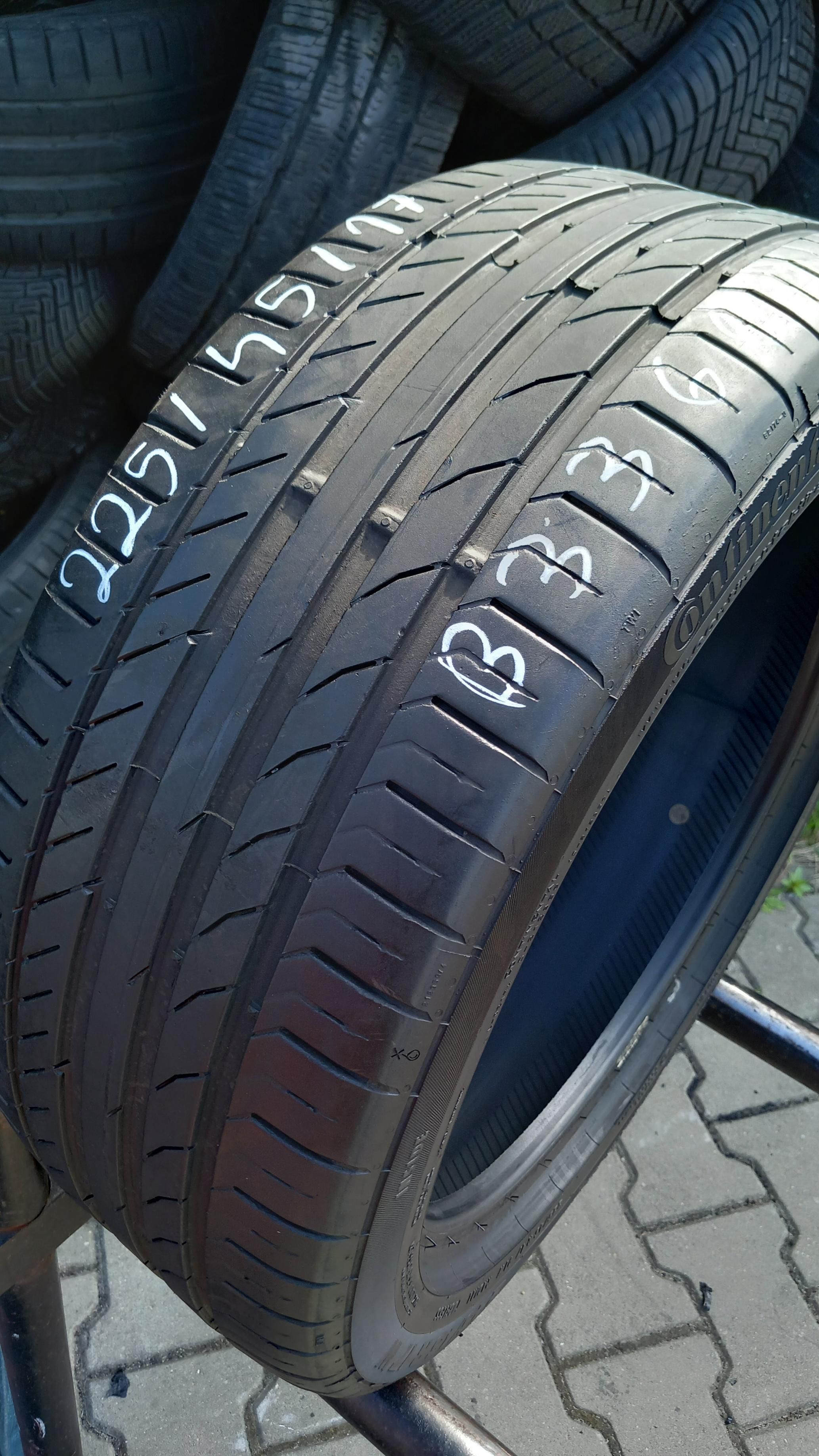225/45/17 Continental Conti Sport Contact 5 SSR H:BMW RSC 91W