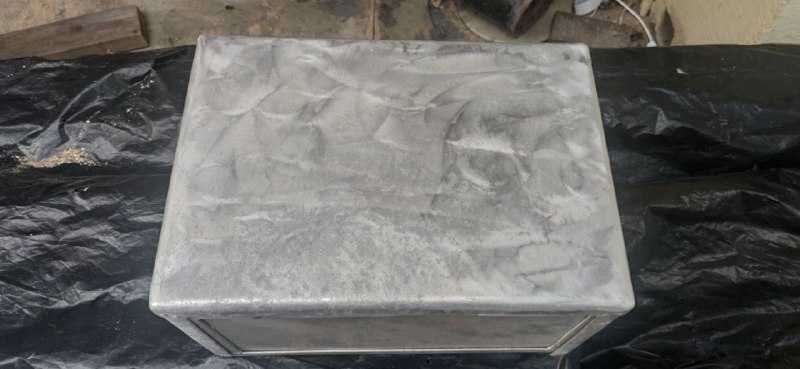 Металический разборной ящик (55*45*40 см) из алюминия под хоз нужды