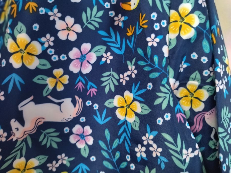 Нова Вітрівка-дощовик для дівчинки з єдинорожками Carters 136 см 27-32