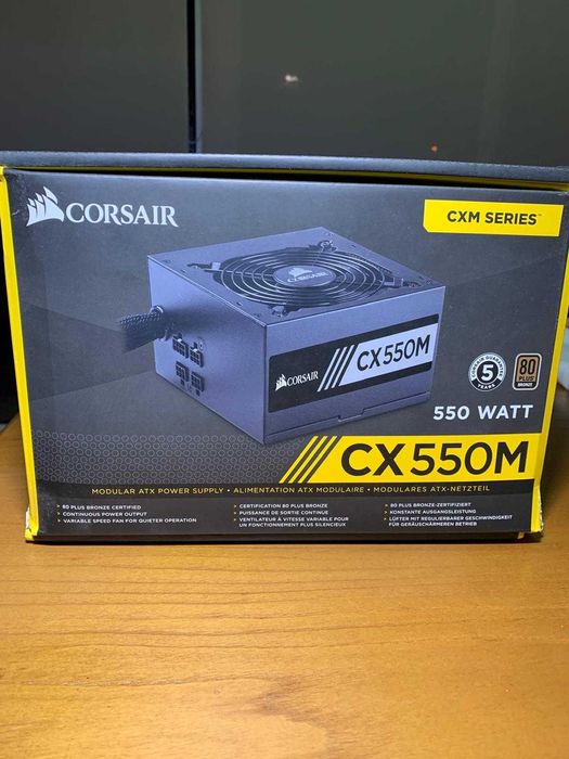 Fonte de Alimentação ATX CX550M 80 PLUS Bronze