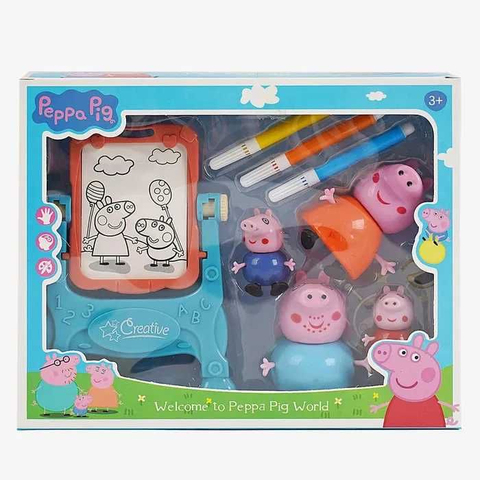Свинка пеппа набір персонажів Є РІЗНІ, набір фігурок peppa  pig