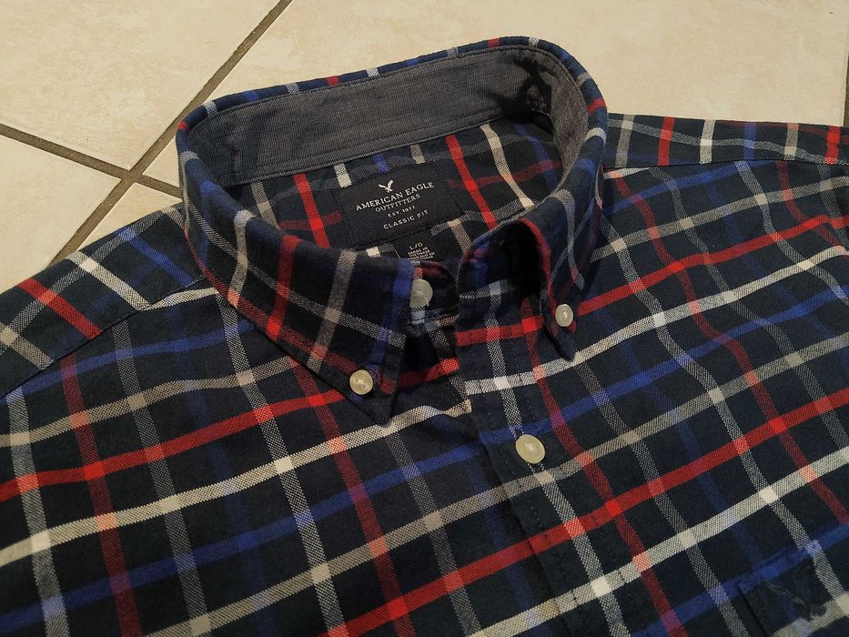 AMERICAN EAGLE USA - NOWA! z LOGO Koszula Męska rozmiar L