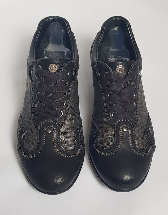 JUST CAVALLI, skóra naturalna, adidasy, półbuty, 36 NOWE