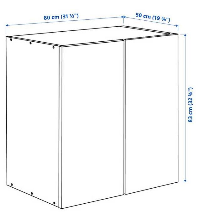 IVAR
Armário Ikea IVAR em pinho 80x50x83 cm móvel 2 portas
