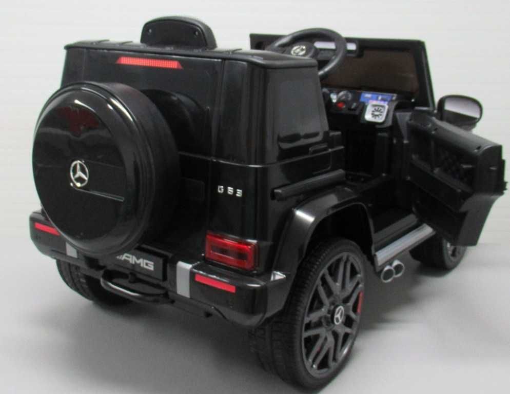 Samochód Mercedes G63 czarny na akumulator dla dzieci