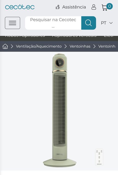 Ventoinha de Torre NOVA - ainda na embalagem