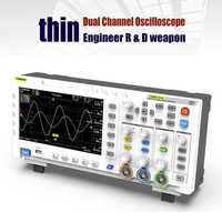 FNIRSI-1014D цифровой осциллограф 2 канала х 100МГц+генератор сигналов
