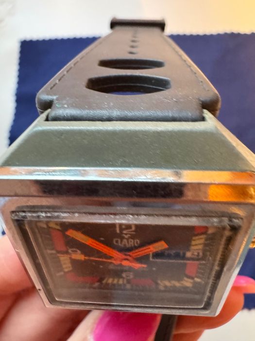 Claro Beach Star Swiss Made – lata 70., mechaniczny, nie działa 37mm
