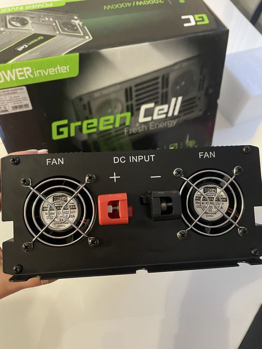 Інвертор 2000W (4000W пікова), чиста синусоїда