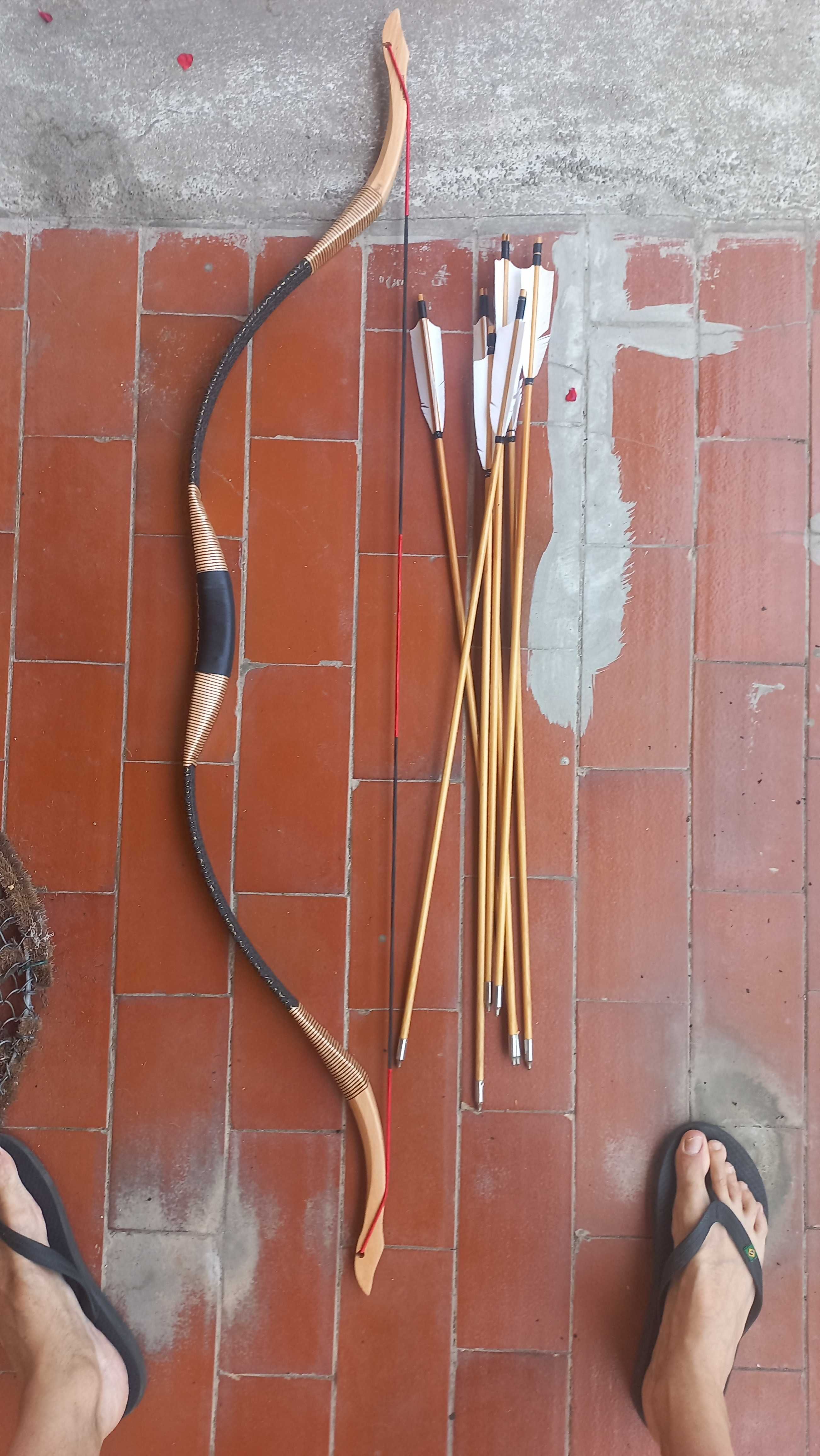 Arco e flecha medieval