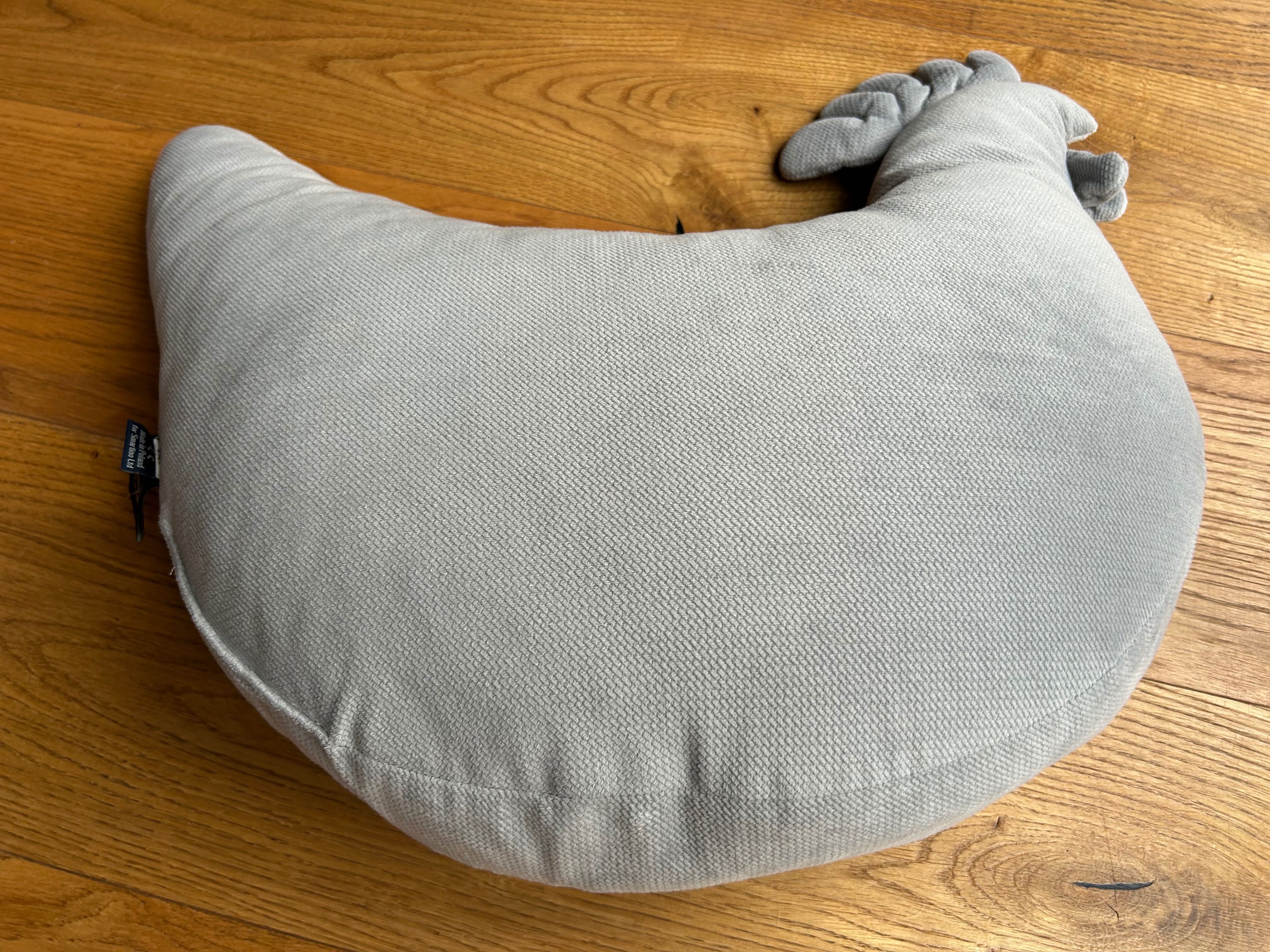 Poduszka do karmienia Kura Babci Dany Velvet DARK GREY